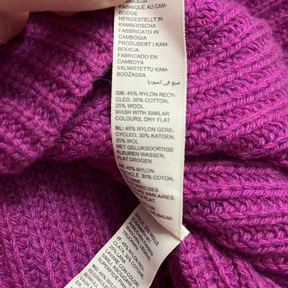 NWT - Fat Face Women’s Wool Blended Ribbed Knit Turtleneck Sweater - US 6/M - Picture 14 of 15